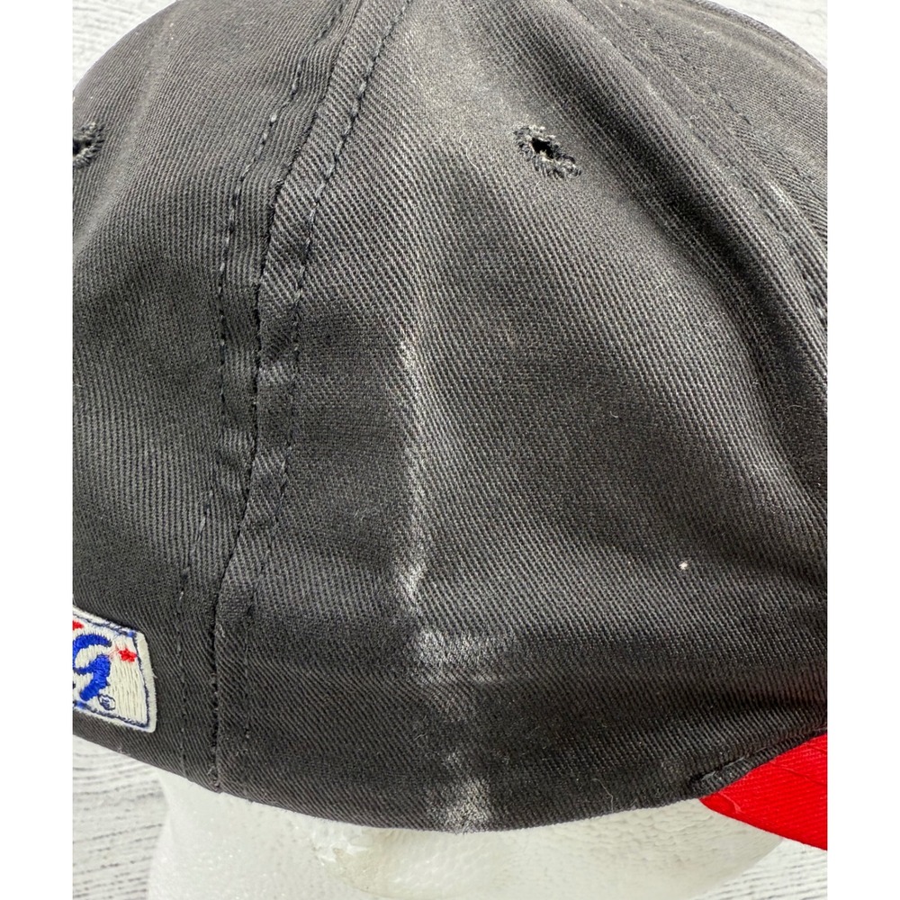 Chicago Blackhawks NHL The Games Cap BlackRed 75th Anniversary Snapback USA Made - Picture 4 of 9